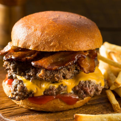 Hamburger x-bacon